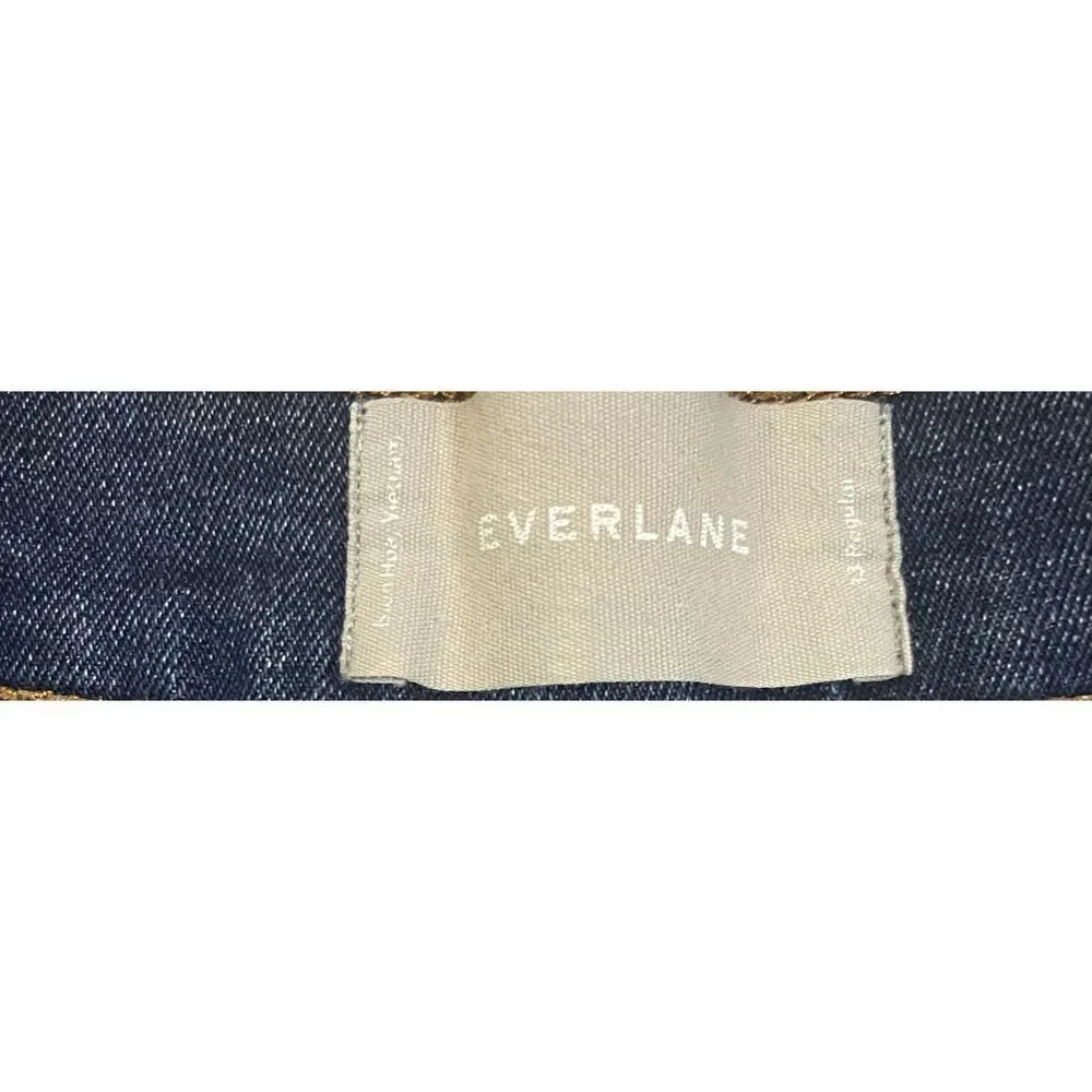 Everlane high rise straight leg jeans 33”‎